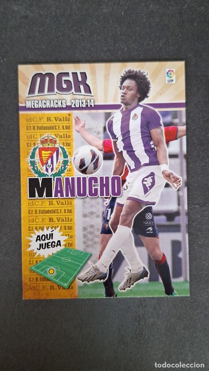 Cromos de f&uacute;tbol: L1 MANUCHO REAL VALLADOLID 342 PANINI MEGACRACKS 2013 2014 13 14