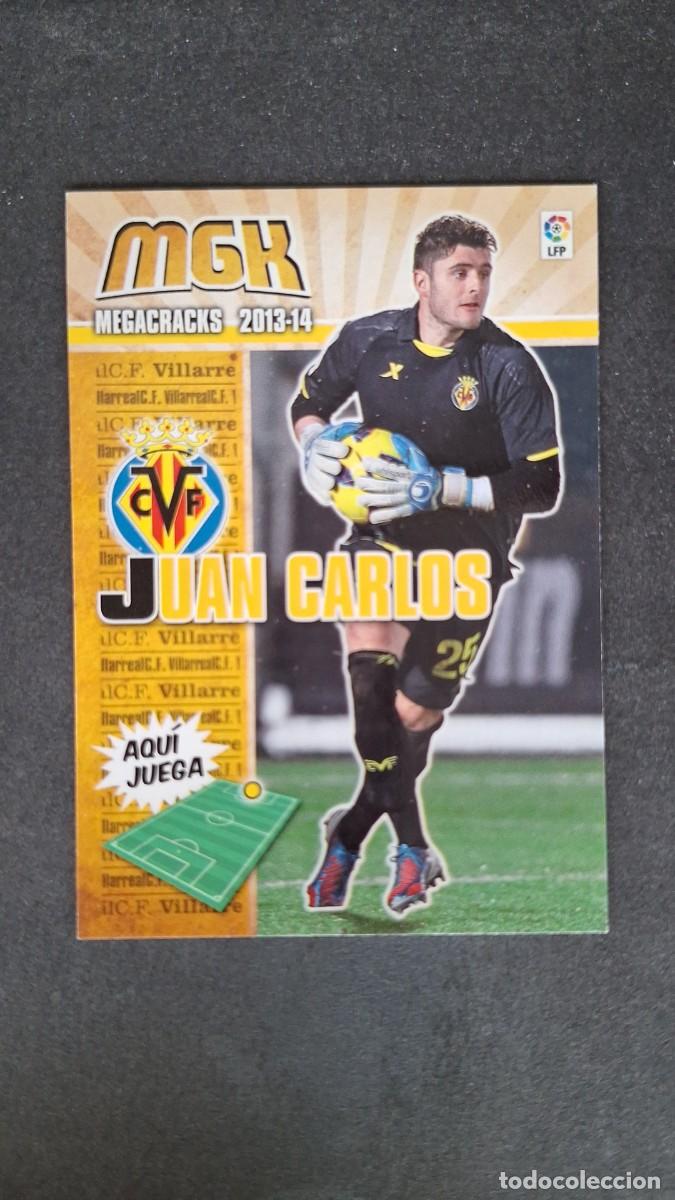 Cromos de f&uacute;tbol: L1 JUAN CARLOS VILLARREAL C. F. 344 PANINI MEGACRACKS 2013 2014 13 14