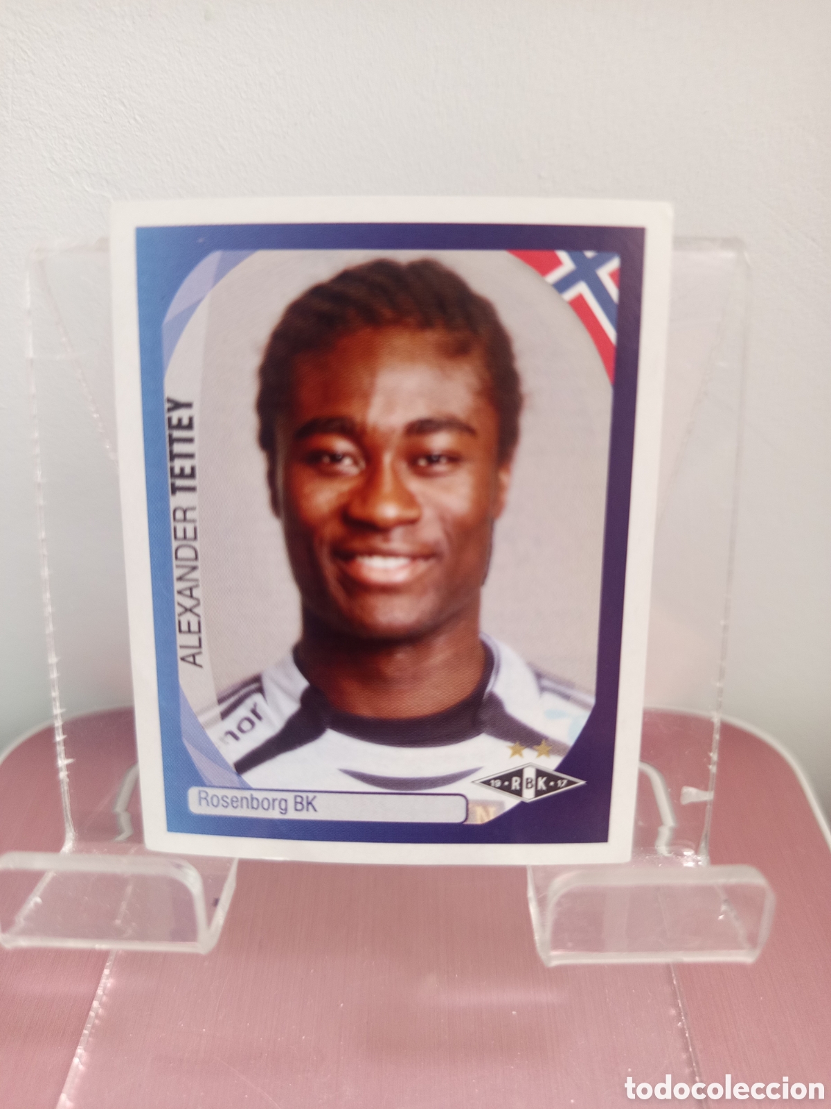 Cromos de f&uacute;tbol: ❇️ CROMO ⚽ TETTEY ROSENBORG 496 2007 2008 07 08 UEFA CHAMPIONS LEAGUE PANINI SIN PEGAR ❇️