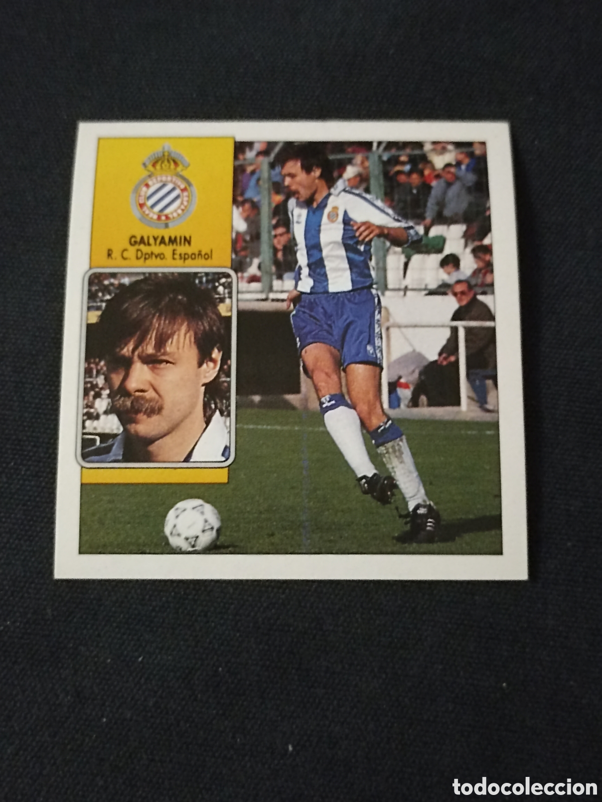 Cromos de f&uacute;tbol: Galyamin ( Espa&ntilde;ol ). Liga este 92-93. Nunca pegado