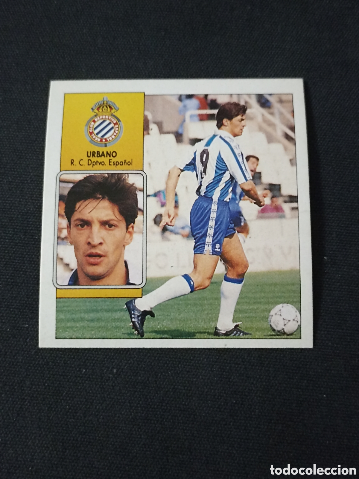 Cromos de f&uacute;tbol: Urbano ( Espa&ntilde;ol ). Liga este 92-93. Nunca pegado