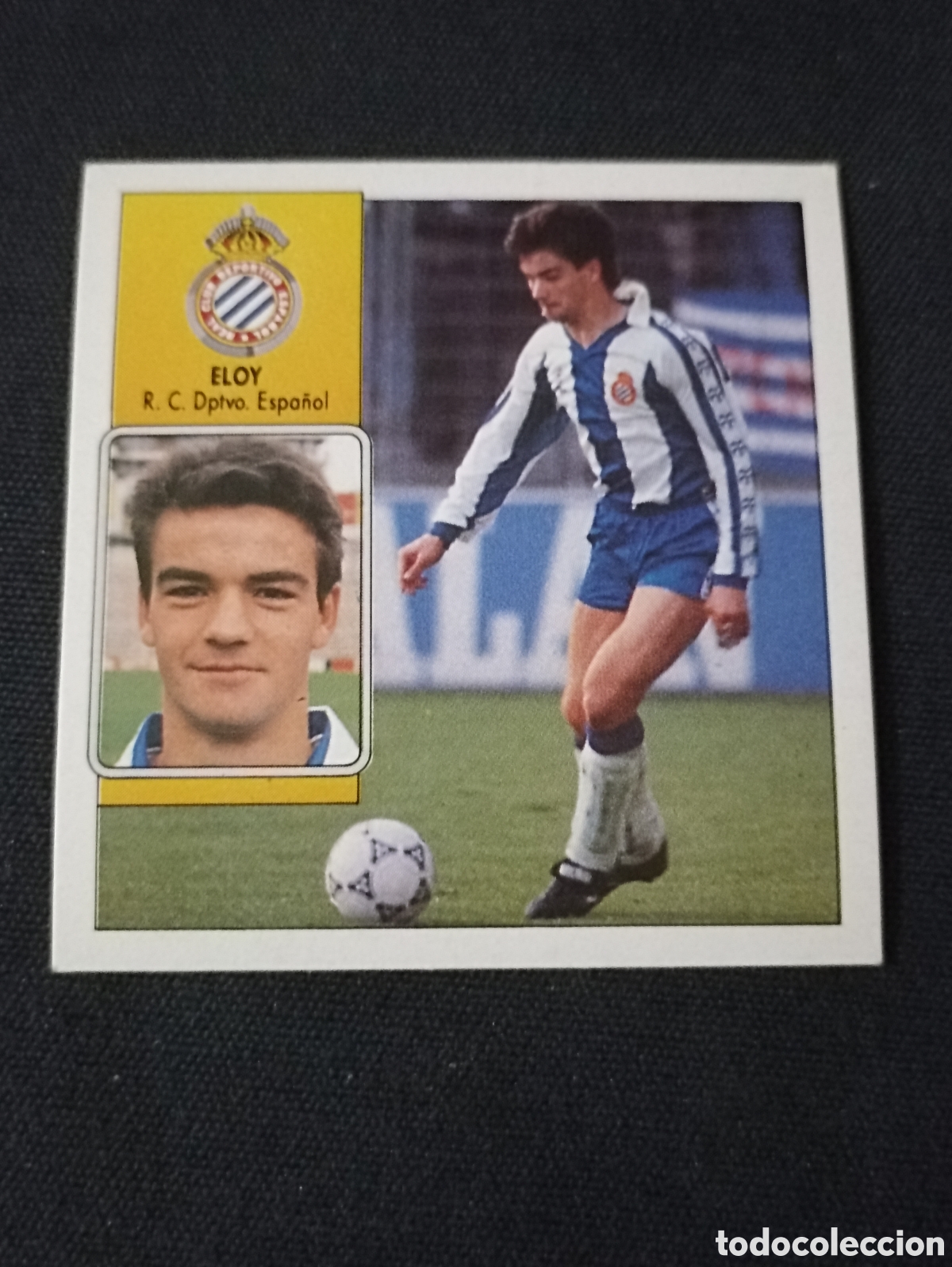 Cromos de f&uacute;tbol: Eloy ( Espa&ntilde;ol ). Liga este 92-93. Nunca pegado
