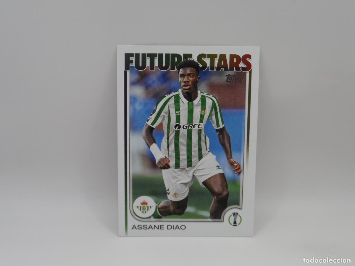Cromos de f&uacute;tbol: 188 ASSANE DIAO FUTURE STARS BETIS TOPPS FLAGSHIP COMPETITIONS 2024 2025 24 25