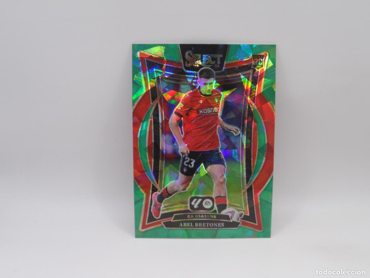 Cromos de f&uacute;tbol: 63 ABEL BRETONES ROOKIE OSASUNA PARALELA GREEN ICE PANINI SELECT 2024 2025 24 25 PRIZM