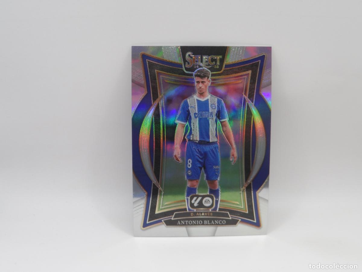 Cromos de f&uacute;tbol: 71 ANTONIO BLANCO PARALELA SILVER PANINI SELECT LIGA 2024 2025 24 25 ALAVES PRIZM