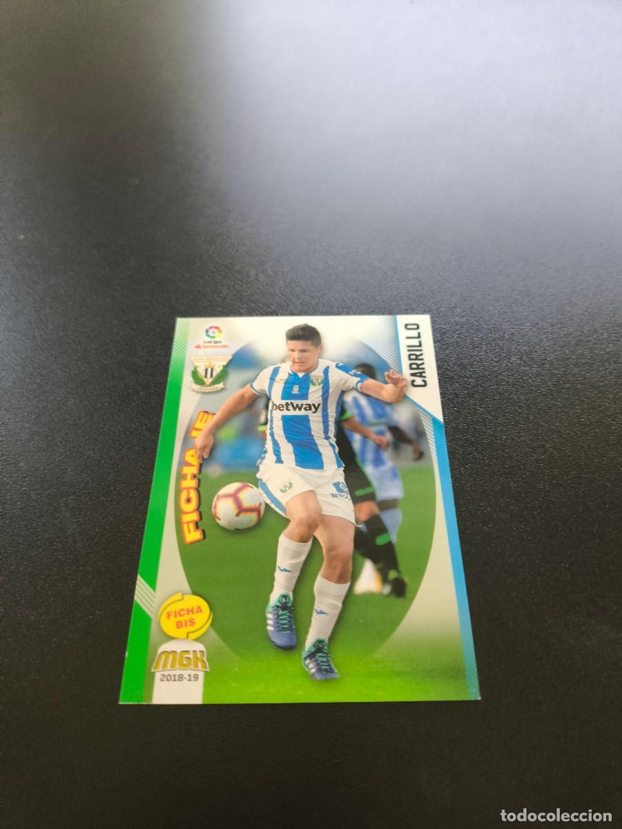 Cromos de f&uacute;tbol: 317 BIS Carrillo FICHAJE LEGANES PANINI LIGA MECRACRACKS MGK 2018 2019 18 19 NO ESTE ADRENALYN