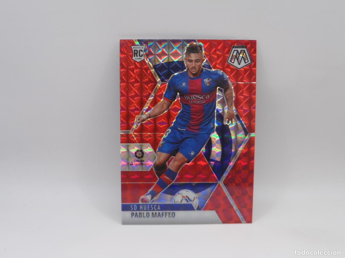 Cromos de f&uacute;tbol: 94 PABLO MAFFEO PARALELA ROJA HUESCA PANINI MOSAIC LIGA 2020 2021 20 21 PRIZM