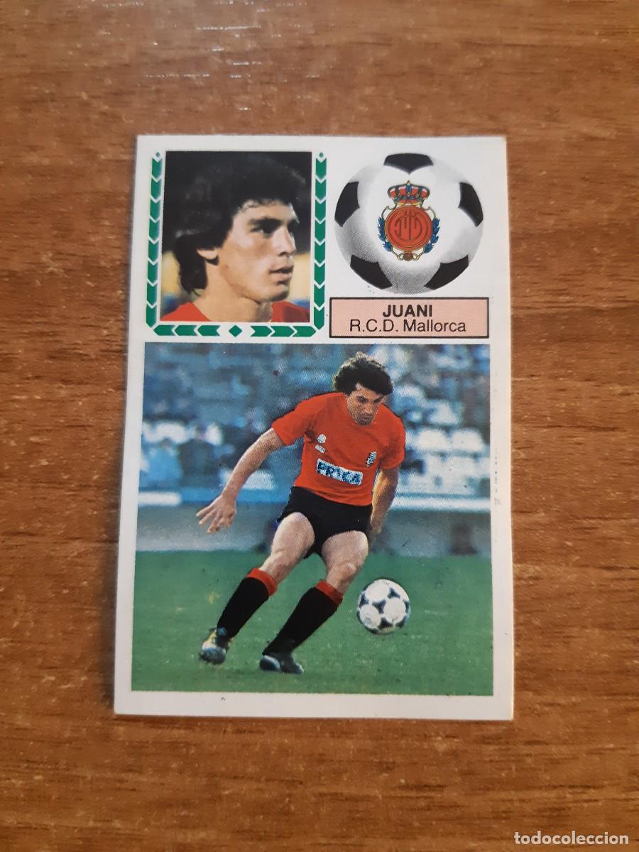 Cromos de f&uacute;tbol: Fichaje 25 Juani (Mallorca) Versi&oacute;n pintado Liga 83-84 ESTE. Nunca pegado, sin pegar
