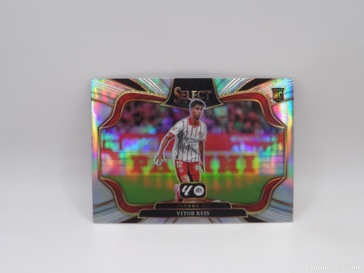 Cromos de f&uacute;tbol: 229 VITOR REIS PARALELA SILVER GIRONA FIELD LEVEL PANINI SELECT 2025 2026 25 26