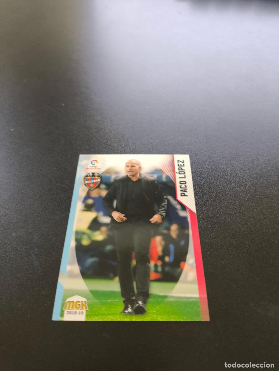 Cromos de f&uacute;tbol: 346 Paco L&oacute;pez LEVANTE PANINI LIGA MECRACRACKS MGK 2018 2019 18 19 NO ESTE ADRENALYN