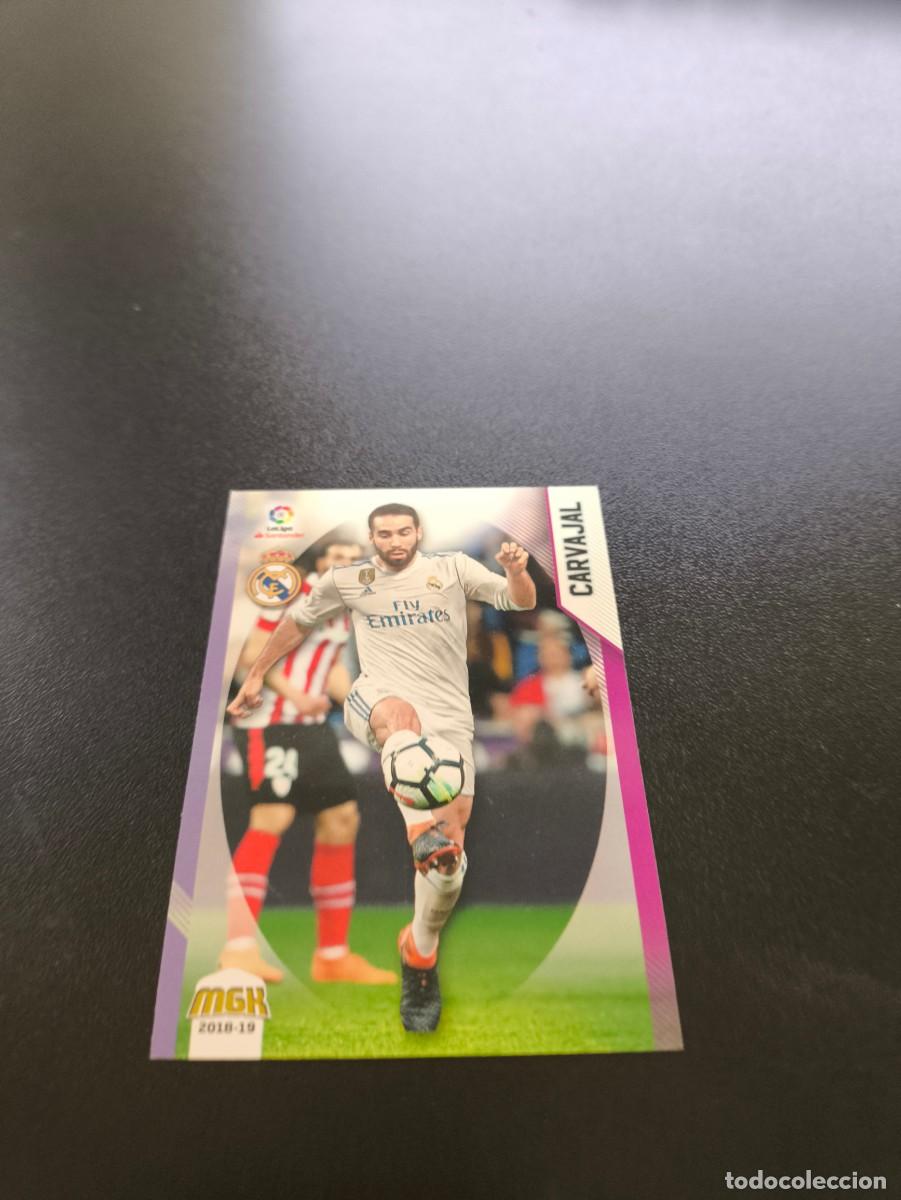 Cromos de f&uacute;tbol: 355 Carvajal REAL MADRID PANINI LIGA MECRACRACKS MGK 2018 2019 18 19 NO ESTE ADRENALYN