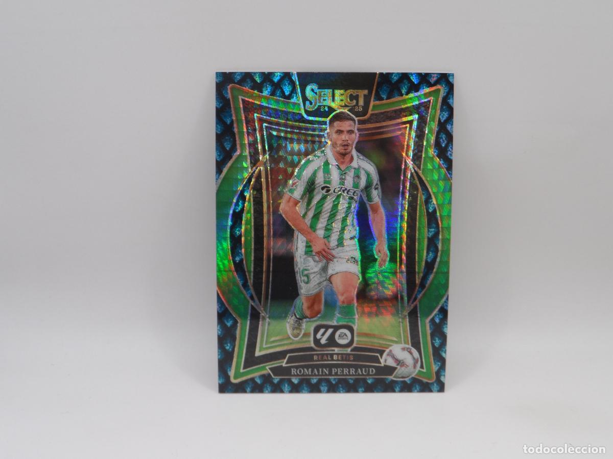Cromos de f&uacute;tbol: 39 ROMAIN PERRAUD NUMERADA /28 DRAGON PRIZM BETIS PANINI SELECT 2024 2025 24 25