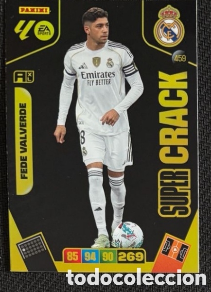 Fu&szlig;ball-Sticker: 459 Valverde Real Madrid SUPERCRACK Panini Adrenalyn XL LaLiga 2025-2026