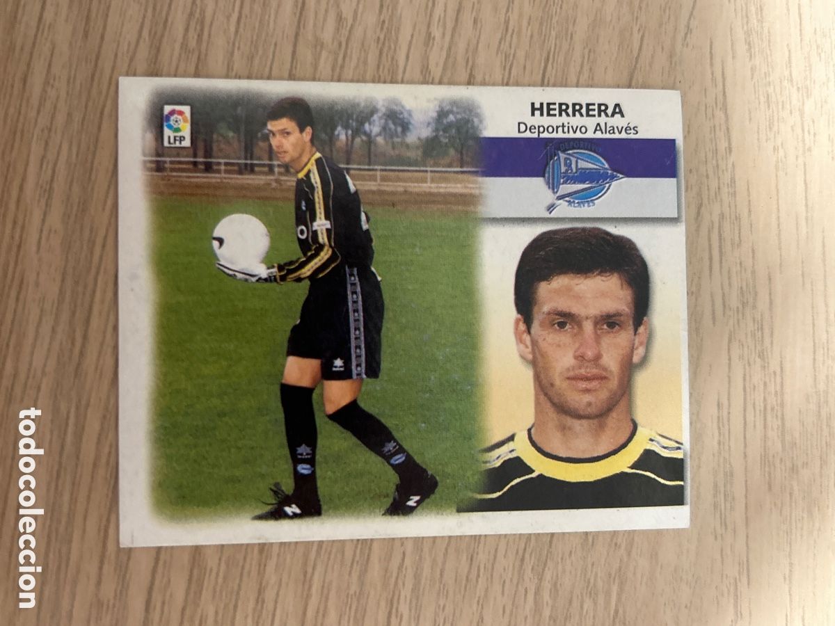 Fu&szlig;ball-Sticker: HERRERA ALAVES COLOCA LIGA ESTE 1999 2000 99 00 NUNCA PEGADO SIN PEGAR