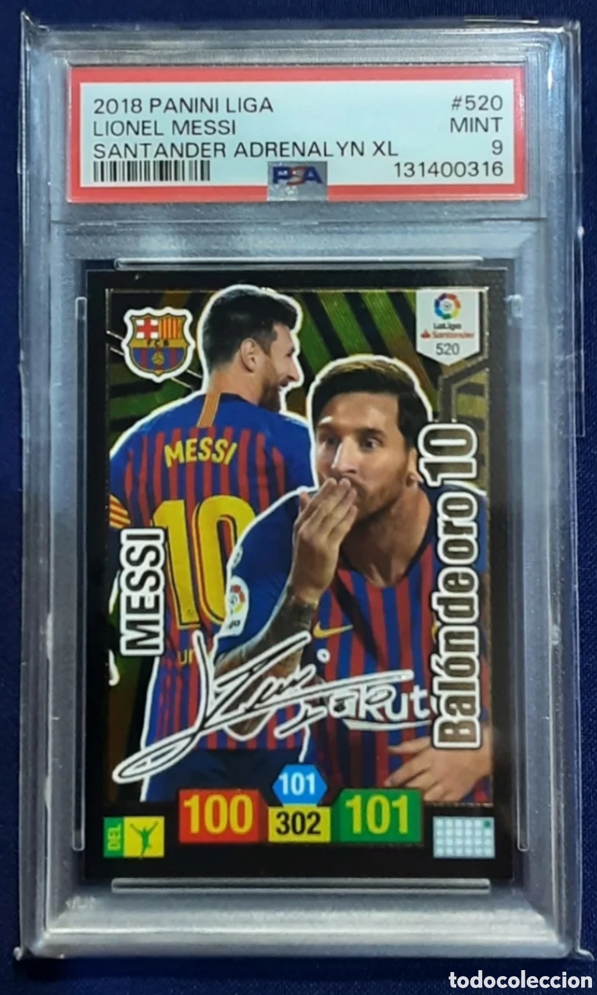 Fu&szlig;ball-Sticker: Lionel messi Fc Barcelona Balon de oro