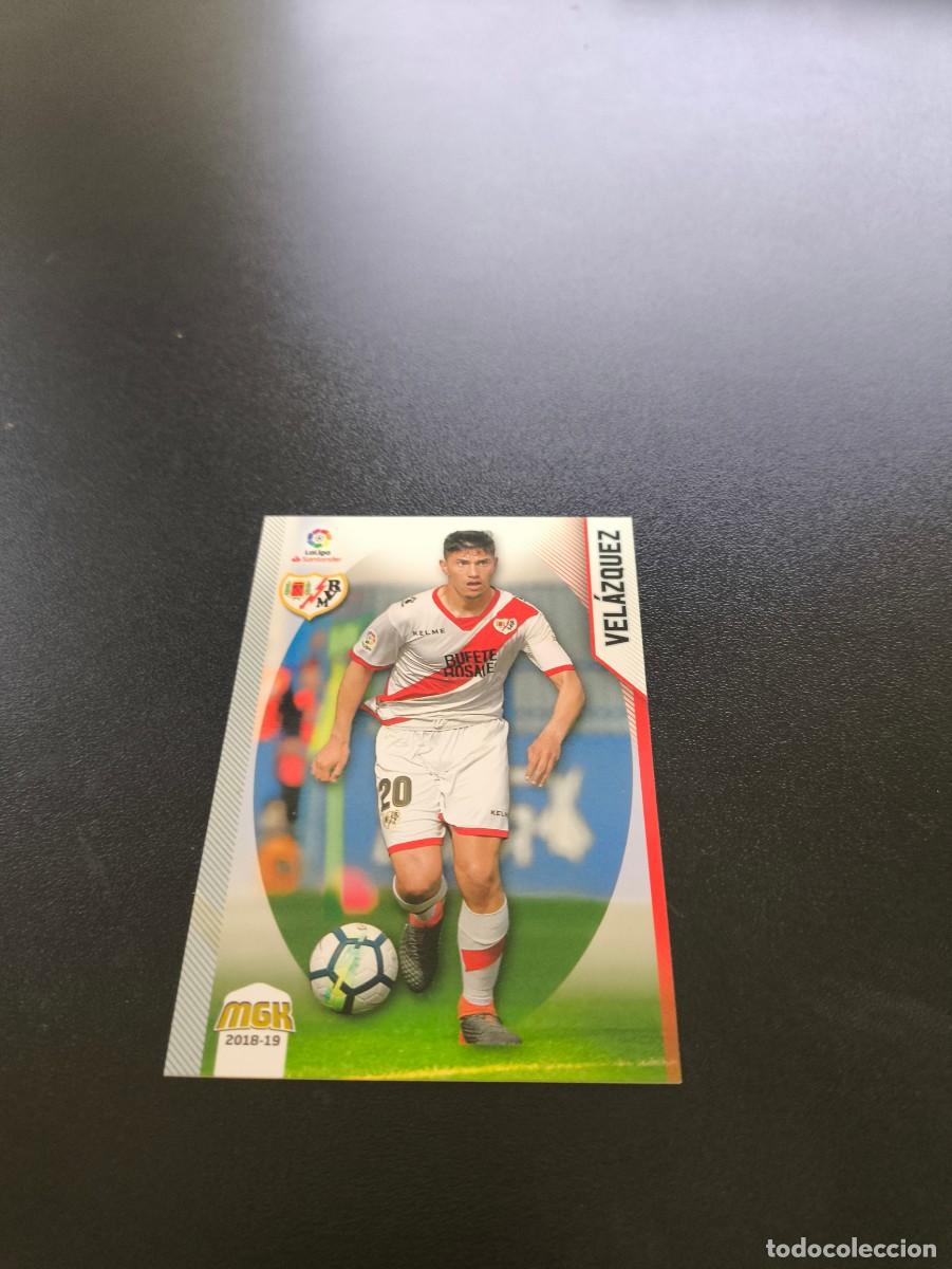Figurine di Calcio: 385 Velazquez RAYO VALLECANO PANINI LIGA MECRACRACKS MGK 2018 2019 18 19 NO ESTE ADRENALYN