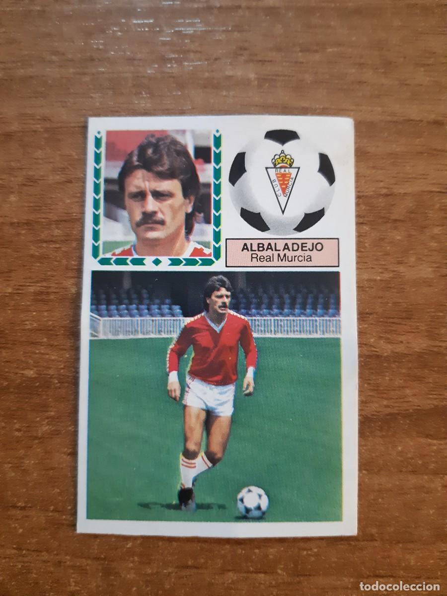 Fu&szlig;ball-Sticker: Fichaje 2 Albaladejo (Murcia) Versi&oacute;n Liga 83-84 ESTE. Nunca pegado, sin pegar
