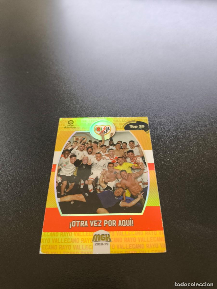 Cromos de Futebol: 401 Otra Vez por Aqu&iacute; RAYO VALLECANO PANINI LIGA MECRACRACKS MGK 2018 2019 18 19 NO ESTE ADRENALYN