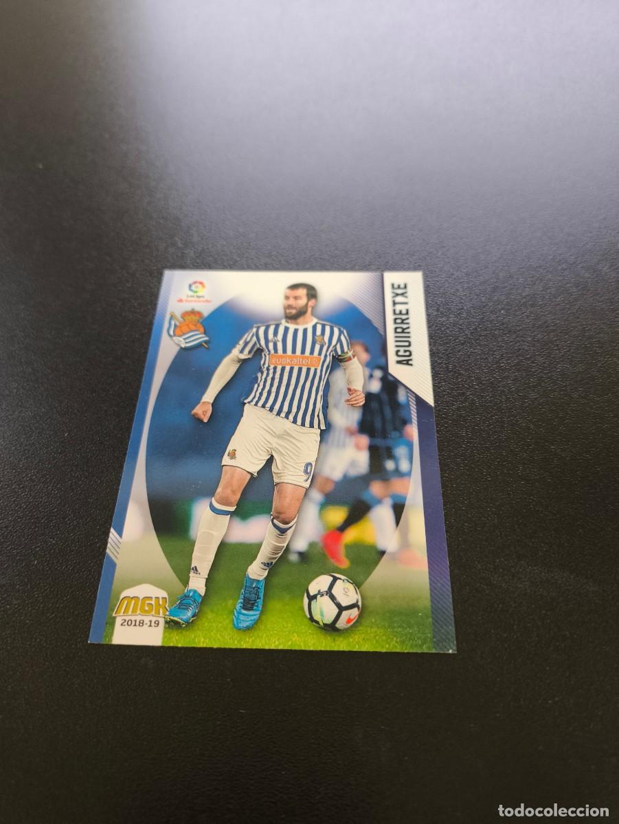 Cromos de f&uacute;tbol: 426 Aguirretxe REAL SOCIEDAD PANINI LIGA MECRACRACKS MGK 2018 2019 18 19 NO ESTE ADRENALYN