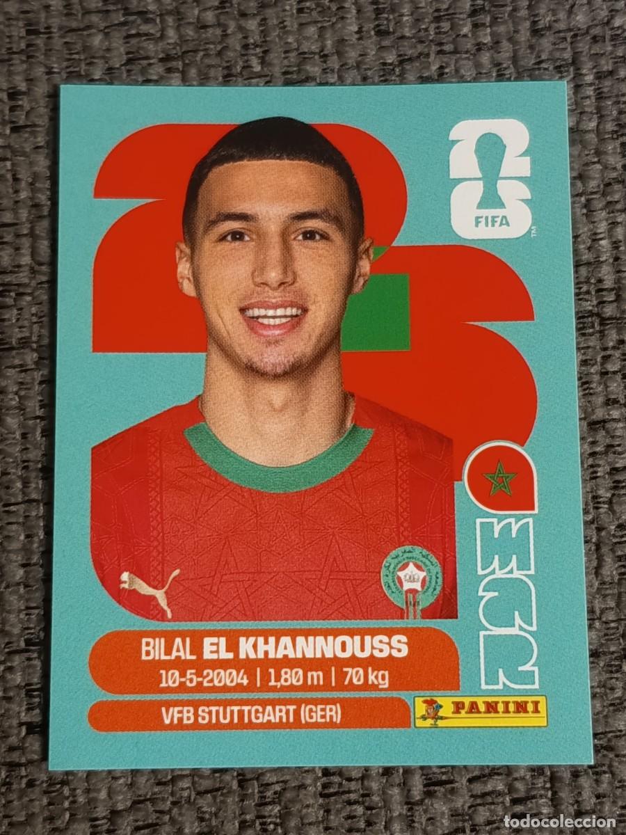 Cromos de f&uacute;tbol: EL KHANNOUSS MAR 14 STICKER MUNDIAL 2026 PANINI FIFA WORLD CUP NUEVO