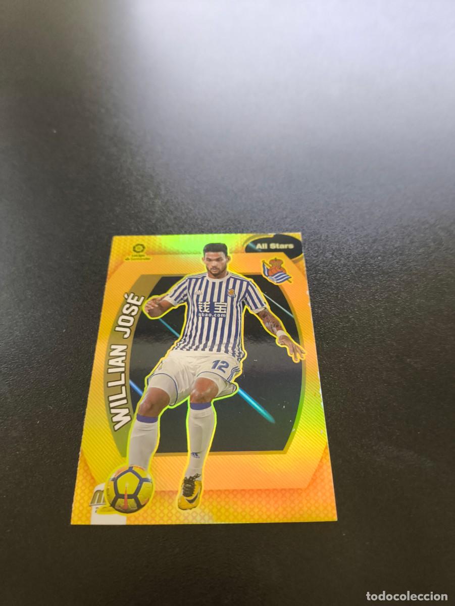 Cromos de f&uacute;tbol: 430 Willian Jos&eacute; ALL STA REAL SOCIEDAD PANINI LIGA MECRACRACKS MGK 2018 2019 18 19 NO ESTE ADRENALYN