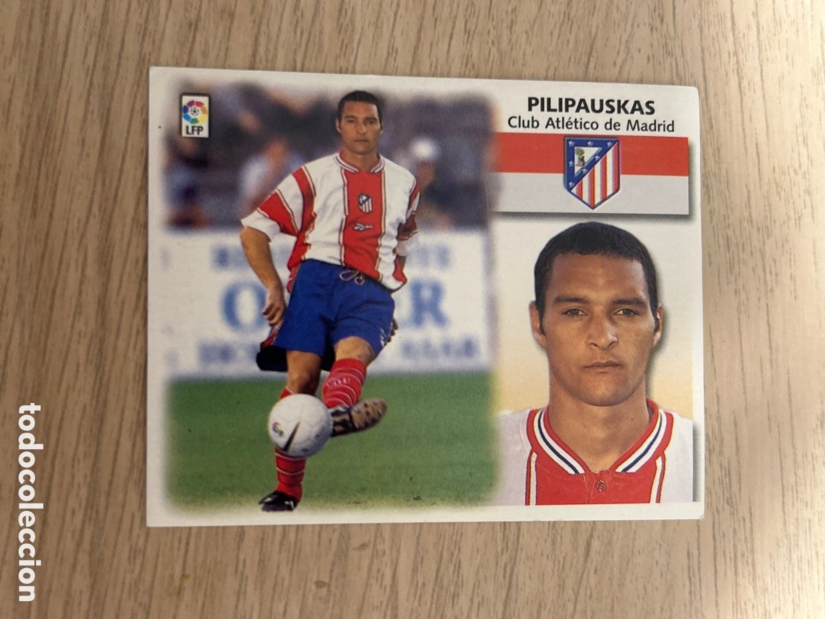 Cromos de f&uacute;tbol: PILIPAUSKAS ATLETICO MADRID COLOCA LIGA ESTE 1999 2000 99 00 NUNCA PEGADO SIN PEGAR