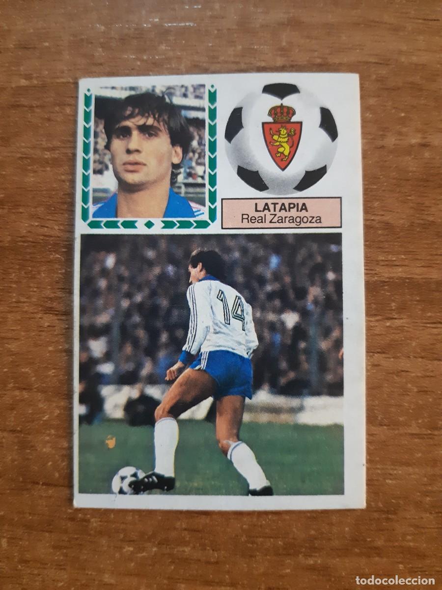 Cromos de f&uacute;tbol: Latapia (Zaragoza) Liga 83-84 ESTE. Nunca pegado, sin pegar
