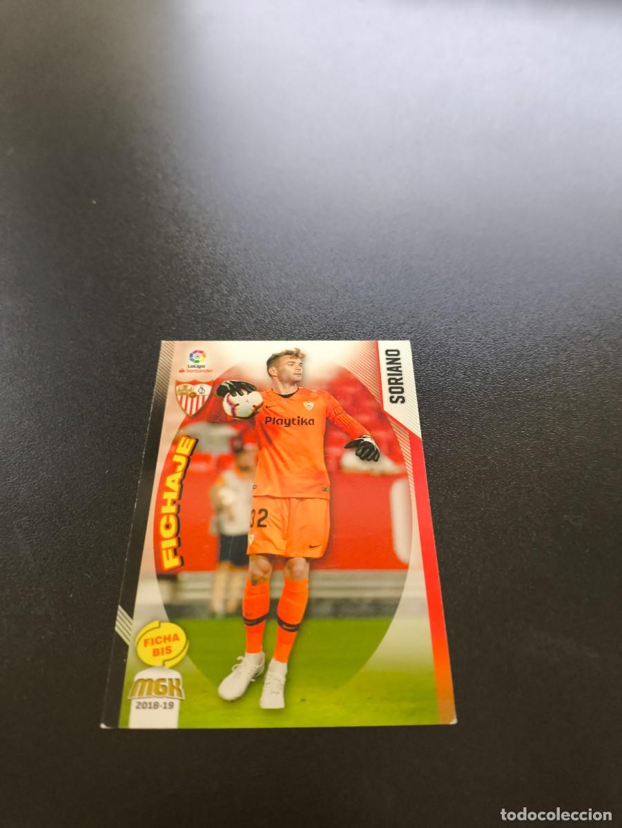 Cromos de f&uacute;tbol: 435 BIS Soriano FICHAJE SEVILLA PANINI LIGA MECRACRACKS MGK 2018 2019 18 19 NO ESTE ADRENALYN