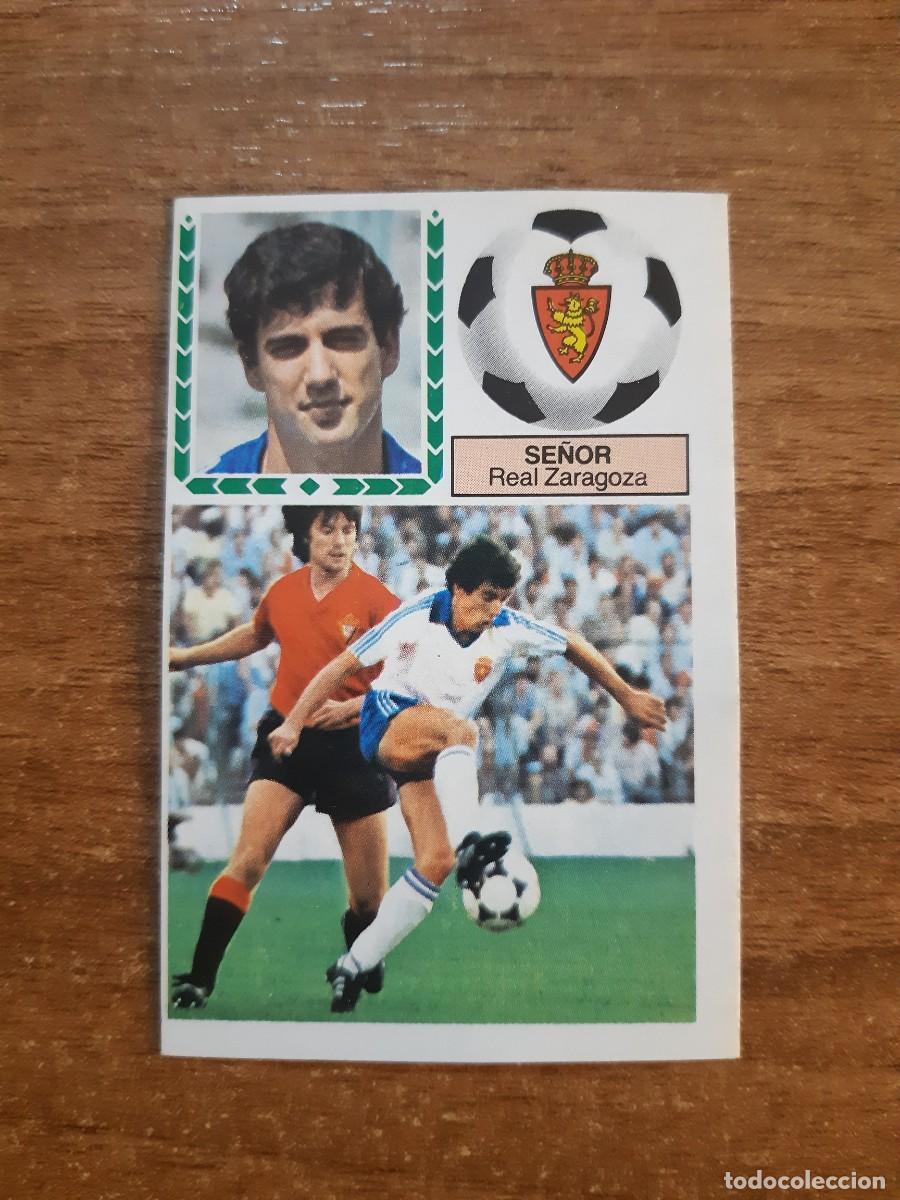 Cromos de f&uacute;tbol: Se&ntilde;or (Zaragoza) Liga 83-84 ESTE. Nunca pegado, sin pegar
