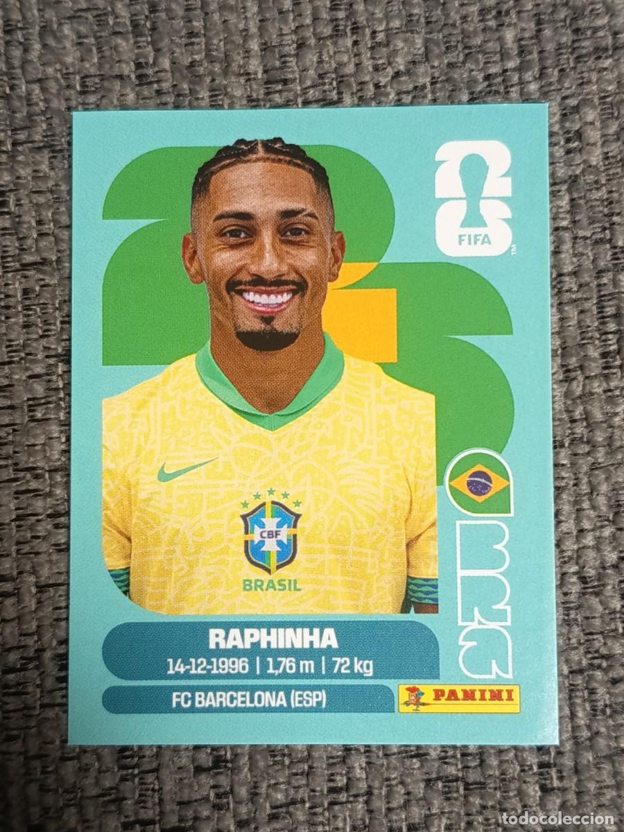 Cromos de f&uacute;tbol: RAPHINHA BRA 19 STICKER MUNDIAL 2026 PANINI FIFA WORLD CUP NUEVO