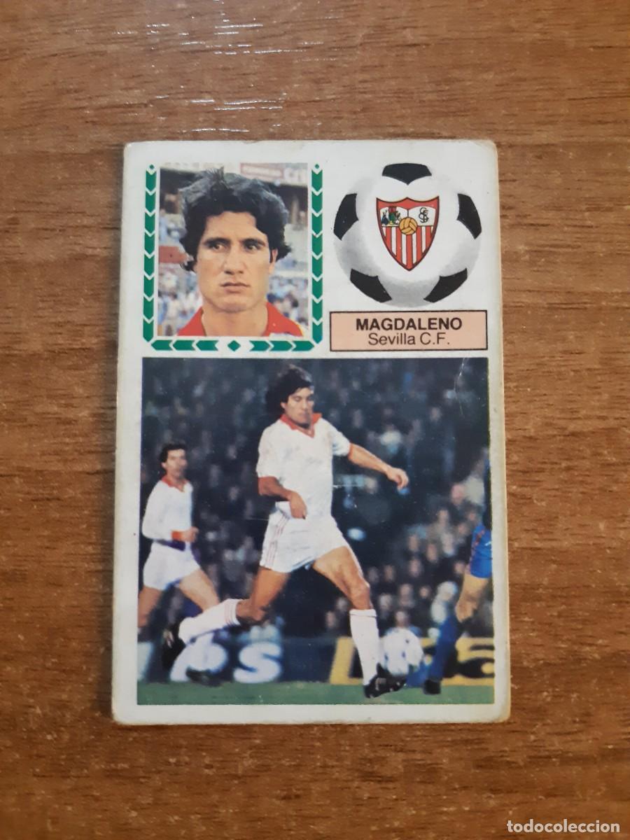 Cromos de f&uacute;tbol: Magdaleno (Sevilla) Liga 83-84 ESTE. Nunca pegado, sin pegar