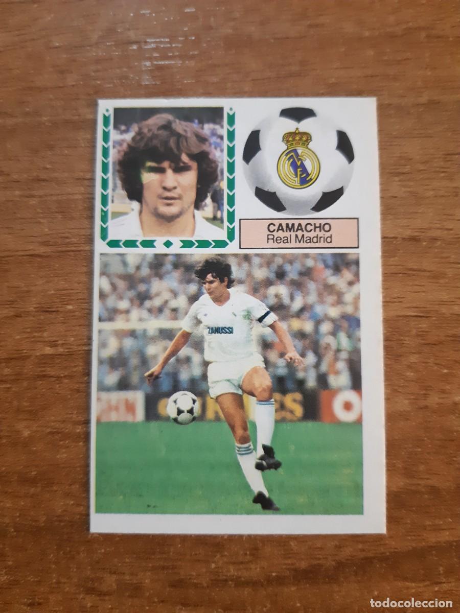 Cromos de f&uacute;tbol: Camacho (Real Madrid) Liga 83-84 ESTE. Nunca pegado, sin pegar