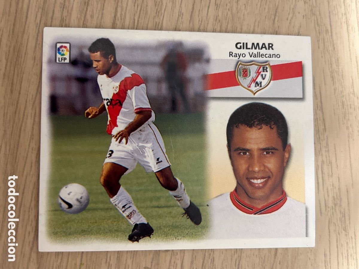 Cromos de f&uacute;tbol: GILMAR RAYO VALLECANO COLOCA LIGA ESTE 1999 2000 99 00 NUNCA PEGADO SIN PEGAR
