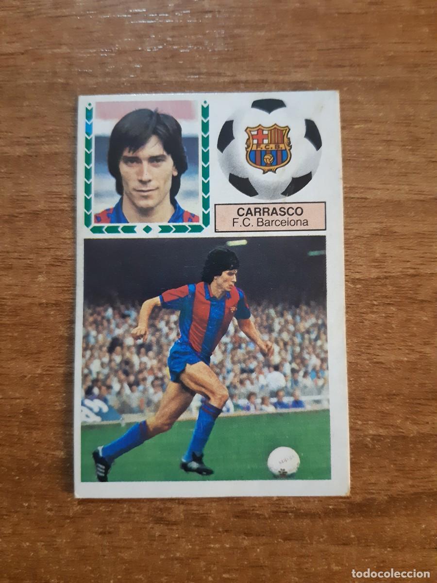 Cromos de f&uacute;tbol: Carrasco (Barcelona) Liga 83-84 ESTE. Nunca pegado, sin pegar