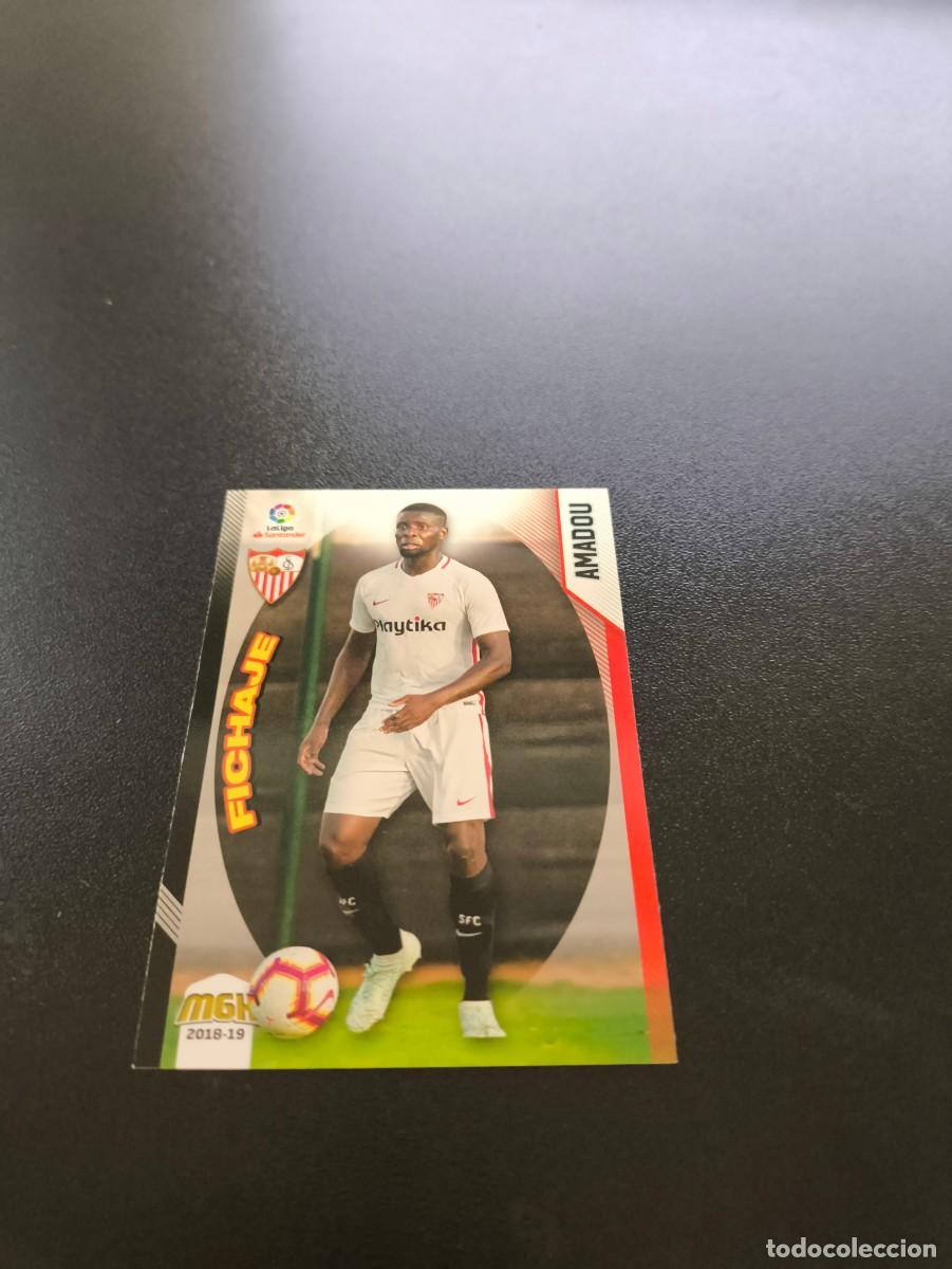 Cromos de f&uacute;tbol: 443 Amadou FICHAJE SEVILLA PANINI LIGA MECRACRACKS MGK 2018 2019 18 19 NO ESTE ADRENALYN