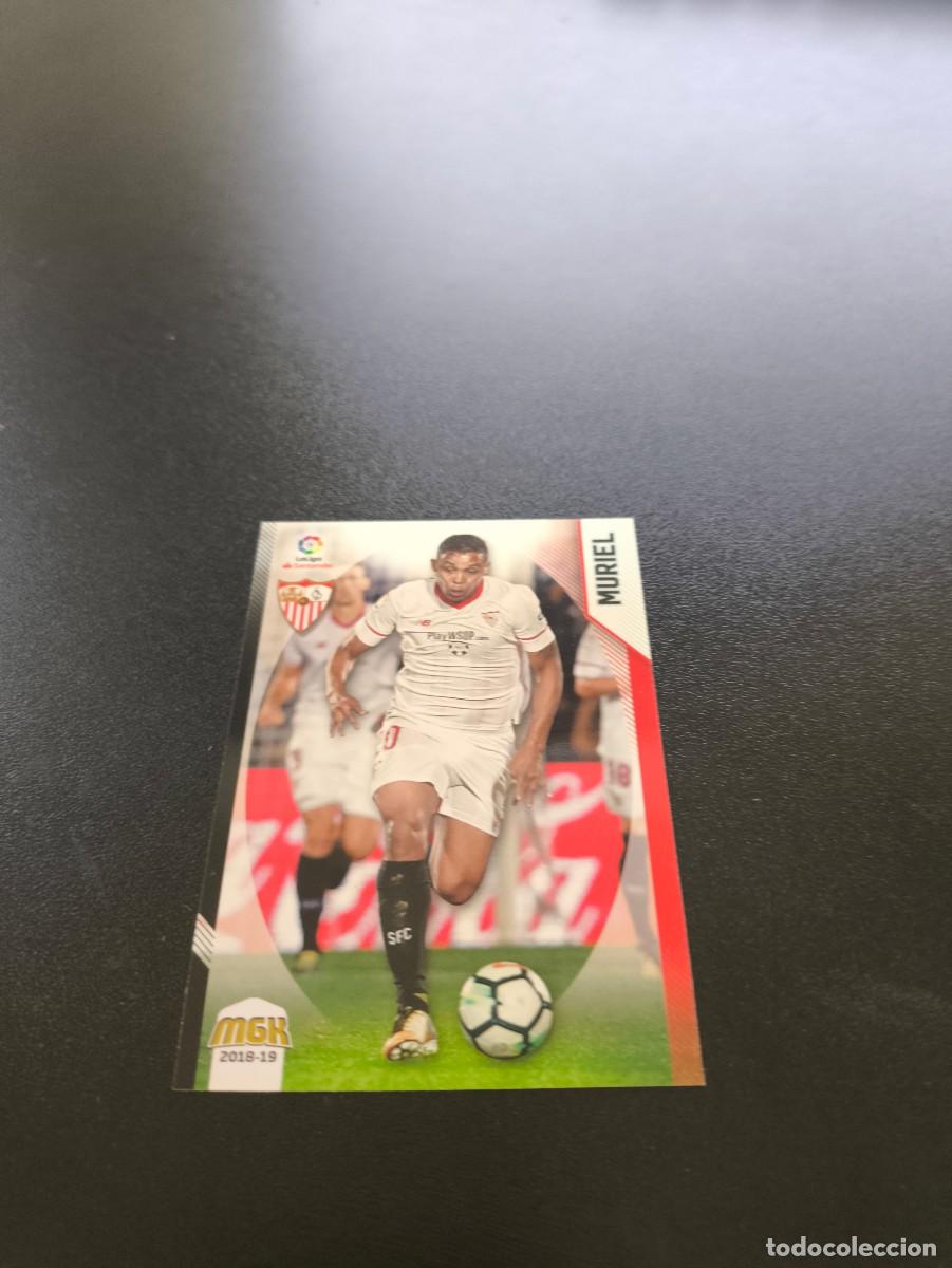 Cromos de f&uacute;tbol: 451 Muriel SEVILLA PANINI LIGA MECRACRACKS MGK 2018 2019 18 19 NO ESTE ADRENALYN