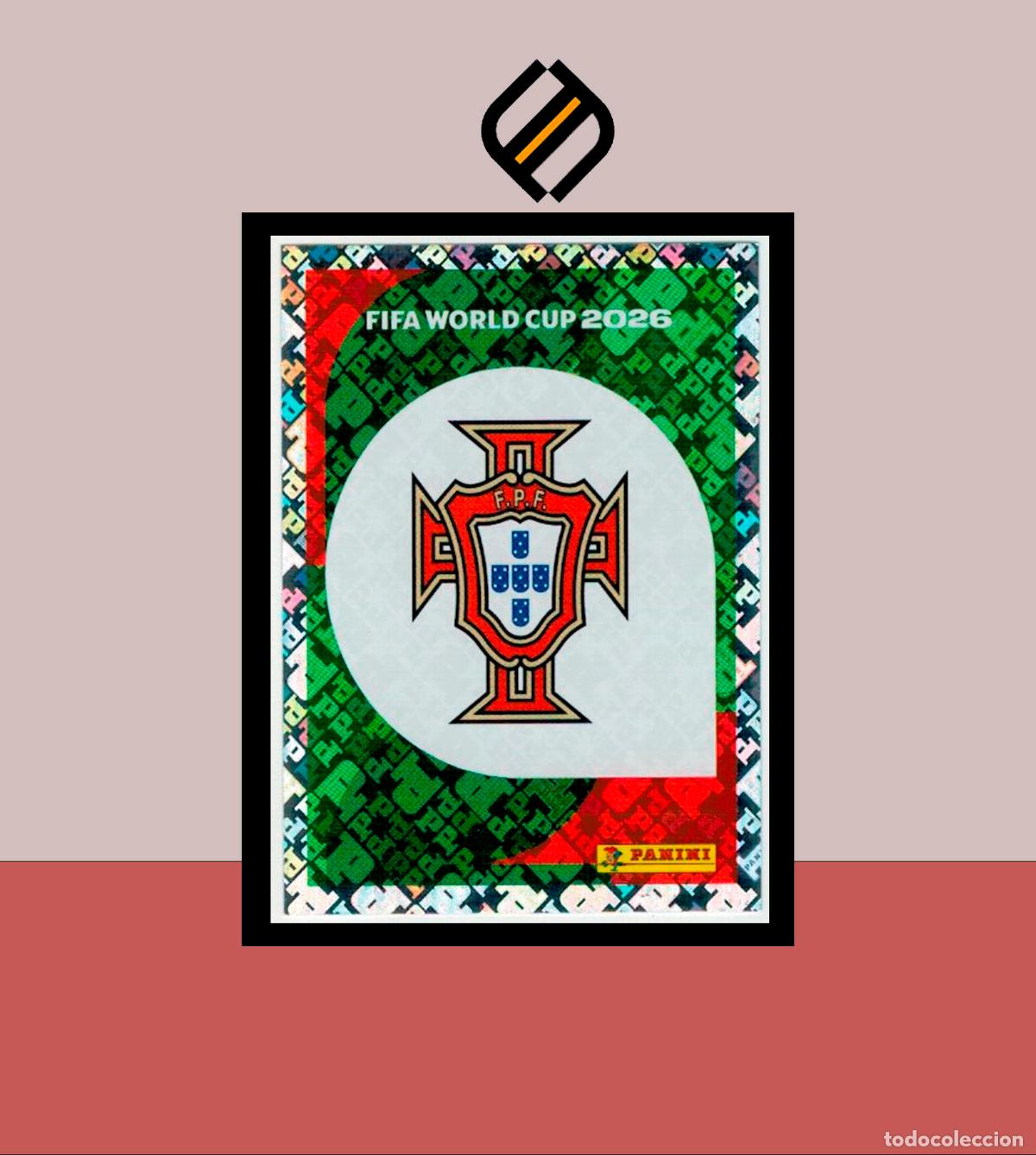 Cromos de f&uacute;tbol: PANINI FIFA CLUB WORLD CUP 2026 26 POR 1 ESCUDO PORTUGAL STICKER MUNDIAL MEX CAN USA