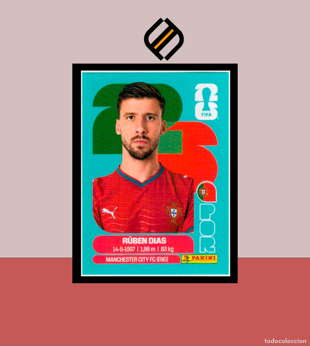 Cromos de f&uacute;tbol: PANINI FIFA CLUB WORLD CUP 2026 26 POR 4 R&Uacute;BEN DIAS PORTUGAL STICKER MUNDIAL MEX CAN USA