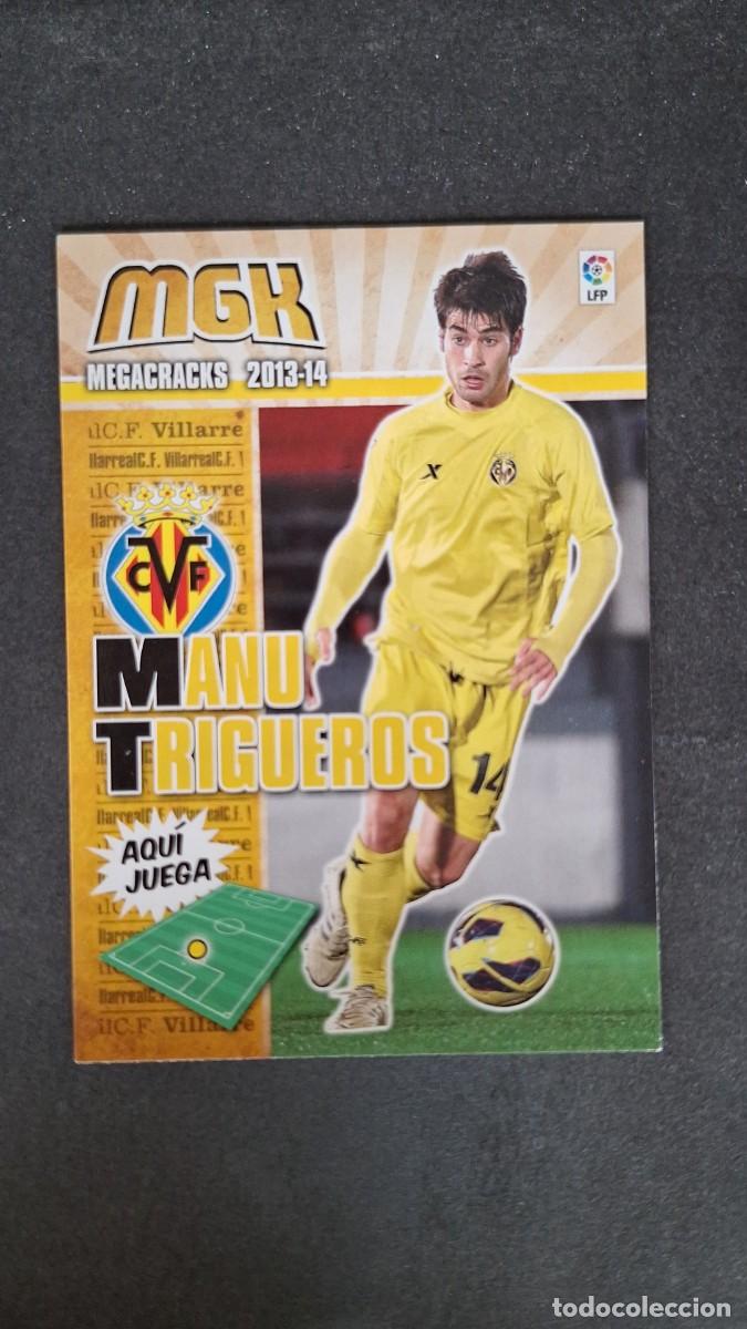 Cromos de f&uacute;tbol: L1 MANU TRIGUEROS VILLARREAL C. F. 356 PANINI MEGACRACKS 2013 2014 13 14