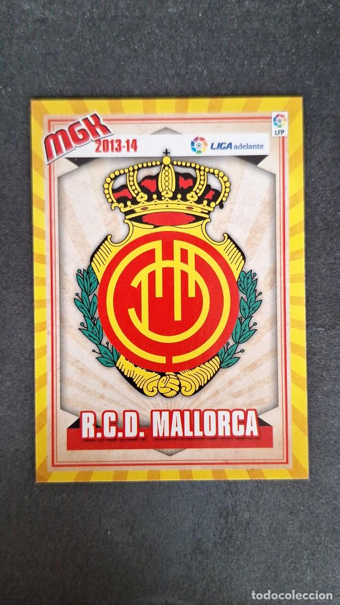 Cromos de f&uacute;tbol: L1 ESCUDO R. C. D. MALLORCA LIGA ADELANTE SEGUNDA DIVISION 415 PANINI MEGACRACKS 2013 2014 13 14