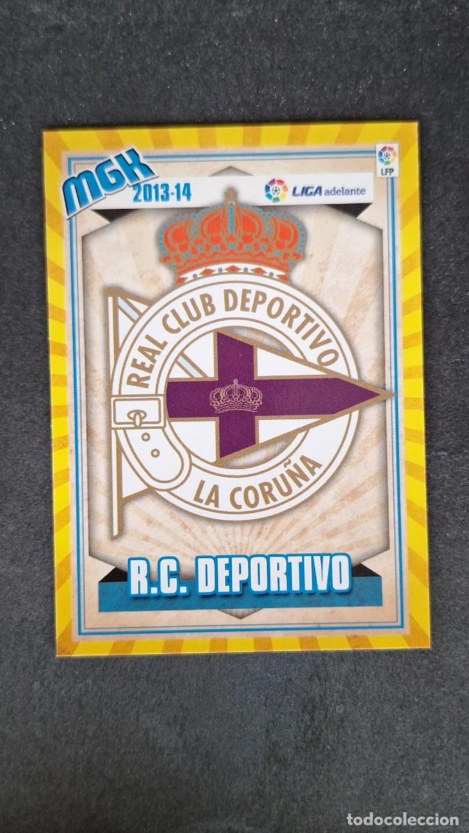 Cromos de f&uacute;tbol: L1 ESCUDO DEPORTIVO DE CORU&Ntilde;A LIGA ADELANTE SEGUNDA DIVISION 416 PANINI MEGACRACKS 2013 2014 13 14