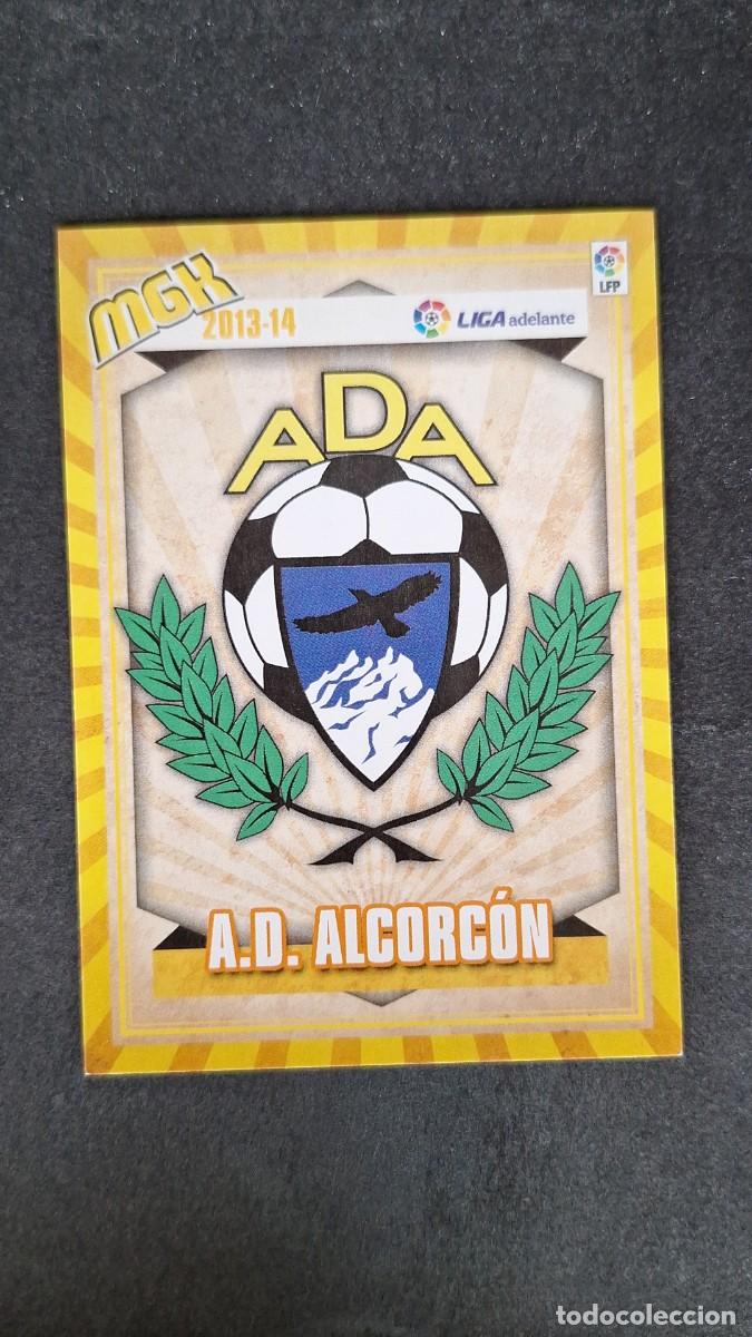 Cromos de f&uacute;tbol: L1 ESCUDO A. D. ALCORCON LIGA ADELANTE SEGUNDA DIVISION 419 PANINI MEGACRACKS 2013 2014 13 14