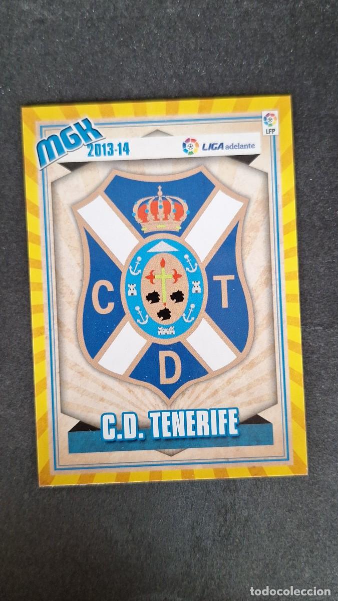 Cromos de f&uacute;tbol: L1 ESCUDO C. D. TENERIFE LIGA ADELANTE SEGUNDA DIVISION 434 PANINI MEGACRACKS 2013 2014 13 14