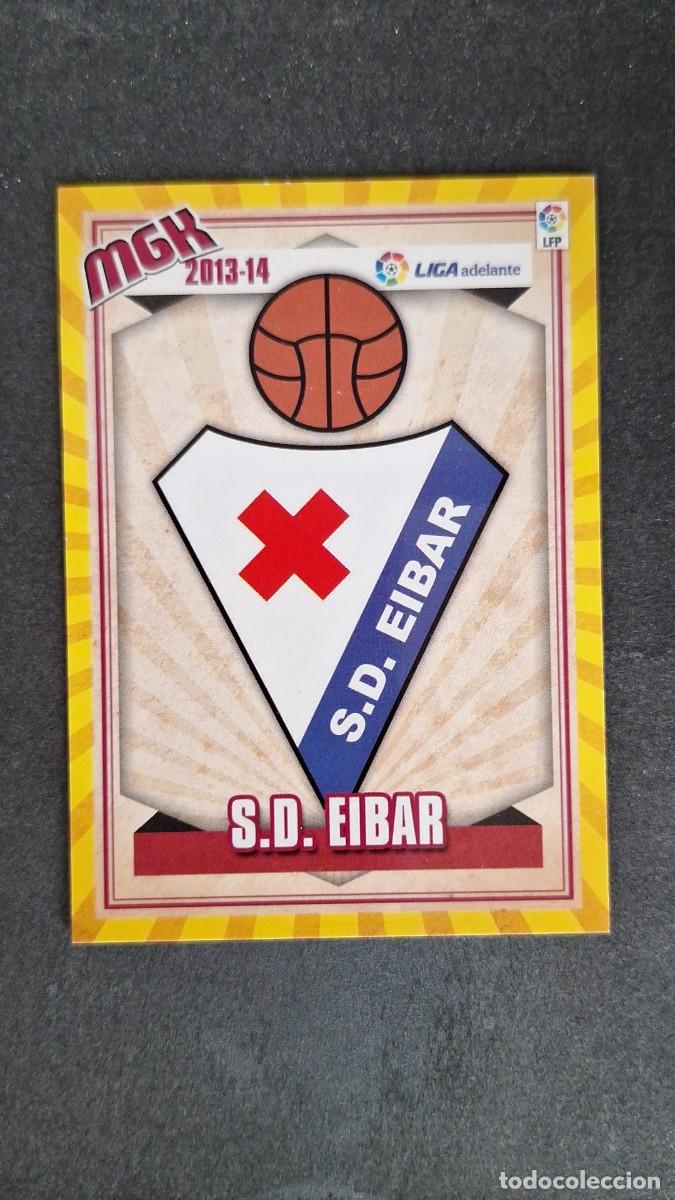 Cromos de f&uacute;tbol: L1 ESCUDO S. D. EIBAR LIGA ADELANTE SEGUNDA DIVISION 436 PANINI MEGACRACKS 2013 2014 13 14