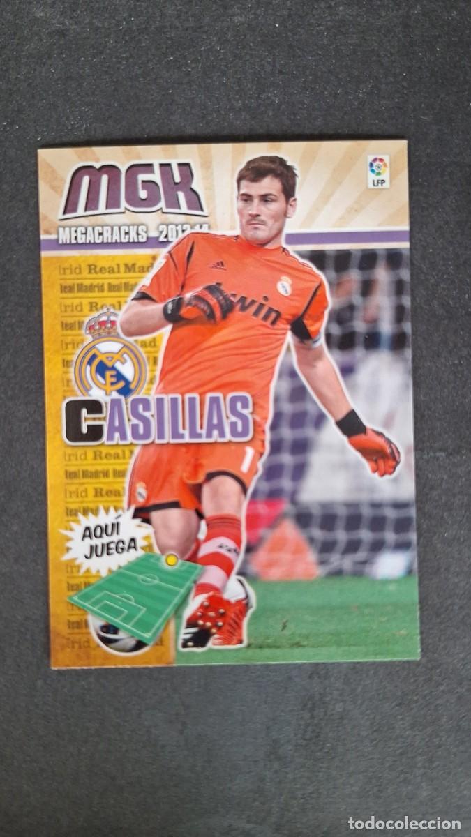 Cromos de f&uacute;tbol: L1 CASILLAS REAL MADRID 200 PANINI MEGACRACKS 2013 2014 13 14