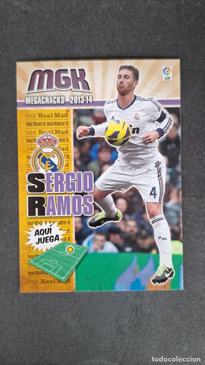 Cromos de f&uacute;tbol: L1 SERGIO RAMOS REAL MADRID 203 PANINI MEGACRACKS 2013 2014 13 14