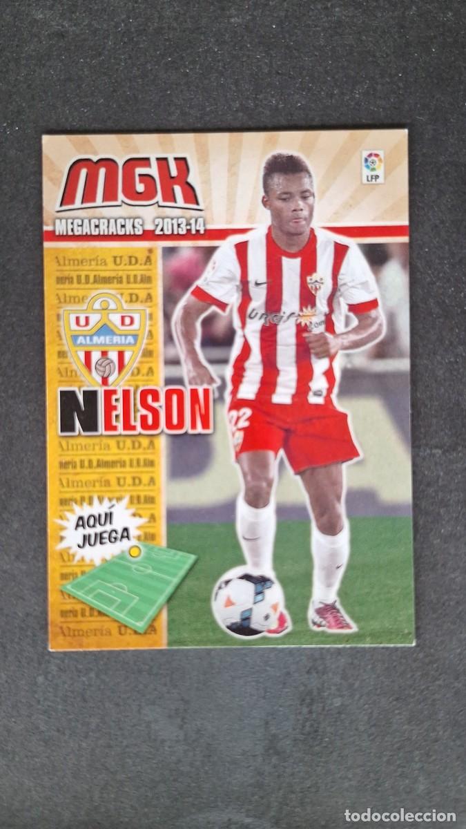 Cromos de f&uacute;tbol: L1 NELSON U. D. ALMERIA NUEVA FICHA 3 BIS PANINI MEGACRACKS 2013 2014 13 14