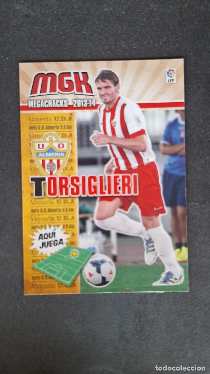 Cromos de f&uacute;tbol: L1 TORSIGLIERI U. D. ALMERIA NUEVA FICHA 7 BIS PANINI MEGACRACKS 2013 2014 13 14