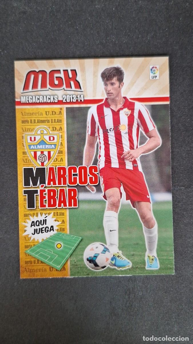 Cromos de f&uacute;tbol: L1 MARCOS TEBAR U. D. ALMERIA NUEVA FICHA 9 BIS PANINI MEGACRACKS 2013 2014 13 14