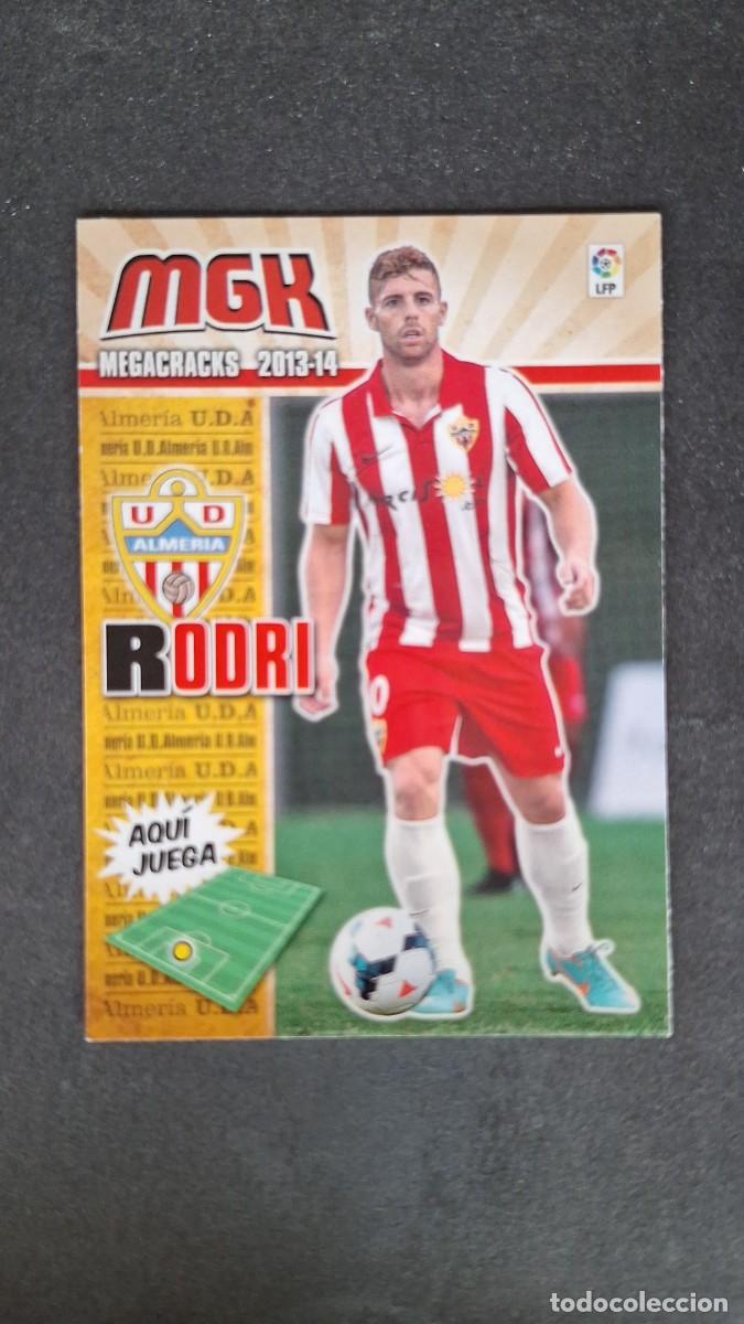 Cromos de f&uacute;tbol: L1 RODRI U. D. ALMERIA NUEVA FICHA 16 BIS PANINI MEGACRACKS 2013 2014 13 14